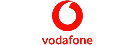 Vodafone logo red text and icon